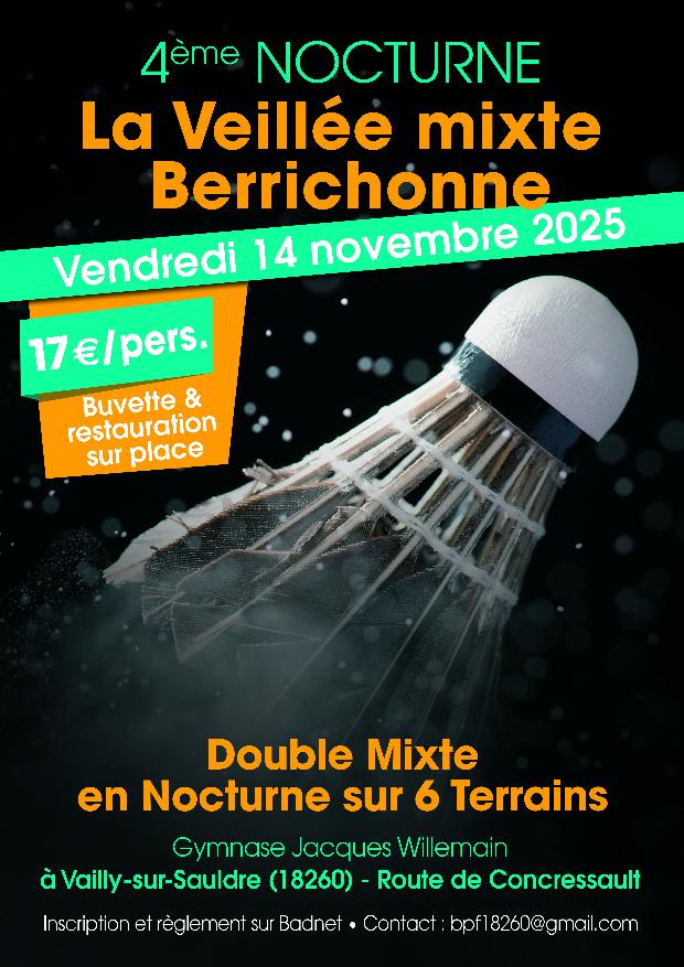 4ème NOCTURNE « LA VEILLEE MIXTE BERRICHONNE »